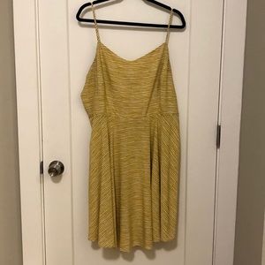 Old Navy Mustard Yellow Striped Dress - Sz. XXL